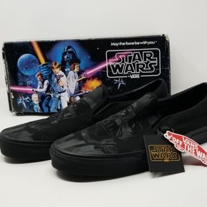 Vans X Star Wars Vader dark side slip-ons mens 12